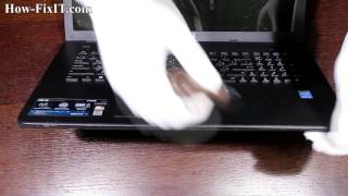 Asus X751MA ODD removing, как снять привод ноутбука