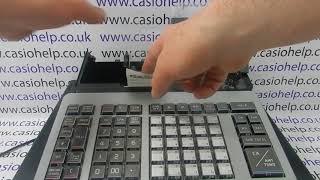 Casio SR-S4000 / PCR-T2500 / SR-S920 E114 Close the receipt platen arm Error Message