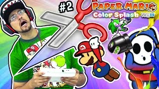 GAME GOT GOODER! Paper Mario Color Splash Part 2 Duddy's Ruddy Road! (FGTEEV WiiU Super Mario Fun)