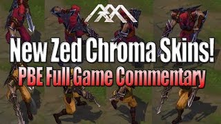 New Zed Chroma Skin Gameplay - League of Legends