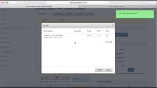 Work with finance on Splynx ISP Framework (billing)