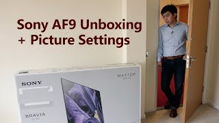 Sony AF9/ A9F OLED TV Unboxing + Picture Settings