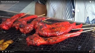 ไก่แดงบรูไน Brunei street food