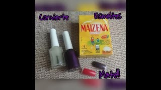 Cómo Hacer un Esmalte Mate!! Con 1 solo ingrediente!!?
