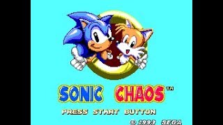 сега Sonic The Hedgehog Chaos | Sonic & Tails (Game Gear) стрим на ачивки
