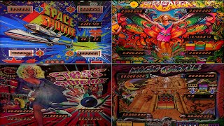 Zaccaria Pinball Collections | Space Shuttle, Farfalla, Star's Phoenix, Magic Castle