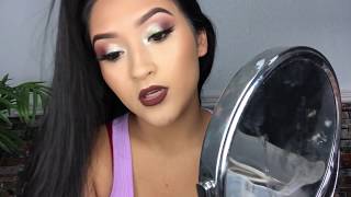 BURGUNDY MAKEUP TUTORIAL