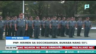 PNP: Krimen sa SOCCKSARGEN, bumaba nang 50%