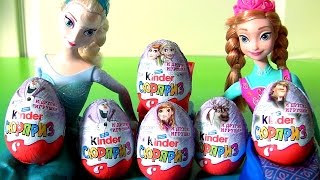 OVOS Kinder SURPRESA Disney Frozen com Princesas Anna Elsa Kristoff ToysBR Brasil em Portugues BR