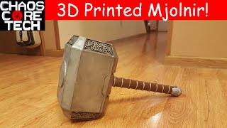 Life Size 3D Printed Thor's Hammer (Mjolnir)