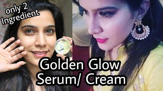 Skin Care : DIY-Gold Glow Serum/Cream | Get Golden Glow This Festival