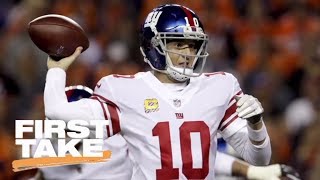 Eli Manning voted most overrated QB in NFL players survey | First Take | ESPN