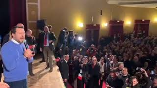 Salvini a Napoli, intervento al Teatro Augusteo (18.02.20)