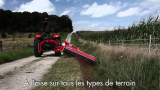 KUHN TBE - Broyeur d'accotement ( En action)