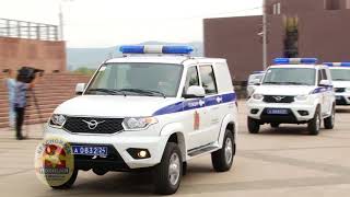 Гарнизонный развод полиции
