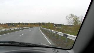 Уникальная дорога в городе Тавда Свердловской области
