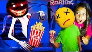 СЕКРЕТНЫЙ ЛАГЕРЬ в КИНОТЕАТРЕ с SCP и Балди / Roblox Camping от Валеришка