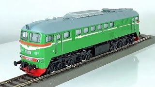 обзор масштабная модель железная дорога № 44/103 локомотив тепловоз м-62 1:87 (roco) modelling