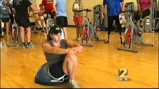 Amputee athletes train