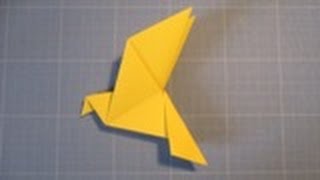 Comment réaliser une colombe en papier (origami)