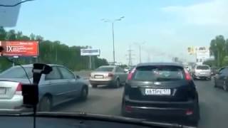 Догонялись в левых рядах ДТП! Авария! Видеорегистратор