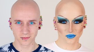 Male to Female Drag Transformation (ft ElectraSnow) | Roly