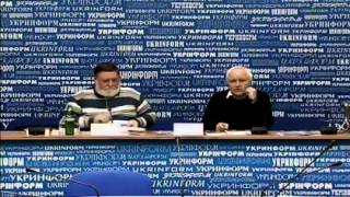 17.12.2014. Прессконференция в Укринформе Ю. Шилова и А. Карнауха по книге о Тризубе