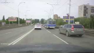 Волгодонск. Автомобиль ДПС нарушает ПДД