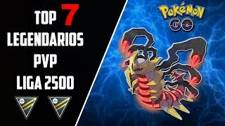 TOP 7 POKEMON LEGENDARIOS en PvP para la LIGA ULTRA (2500) - POKEMON GO