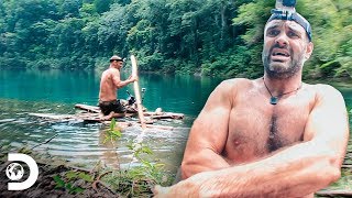 Hizo un catamarán con sus manos en plena jungla | Ed Stafford al extremo | Discovery Latinoamérica