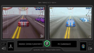 San Francisco Rush (Arcade vs Pc) Side by Side Comparison