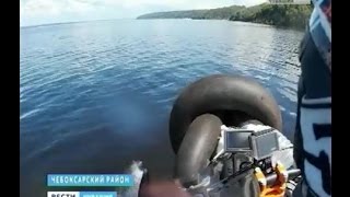 По Волге на снегоходе. Жителю села Моргауши не хватило трёх километров до рекорда России