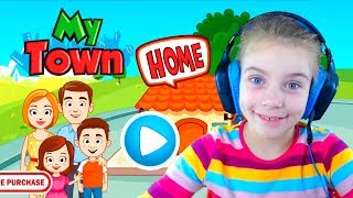 ОБЫЧНЫЙ ДОМ в My Town симулятор семьи - Развлекательное видео для детей про Семейный дом