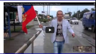 Алексей Панин в Одессе обосрался от страха и жалко извинялся за Крым 03 01 2015