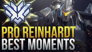 BEST PRO REINHARDT MOMENTS - Overwatch Montage