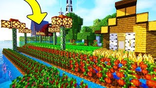 TRAKTÖR ALMAK İÇİN TARLAYI TOPLUYORUM - TARIMCRAFT #3 - Minecraft