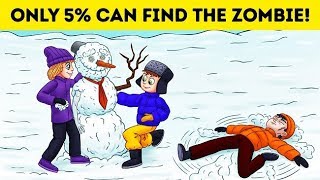 25 FUNNY RIDDLES YOU CAN'T MISS! ZOMBIE RIDDLES AND ODD ONE OUT GAMES