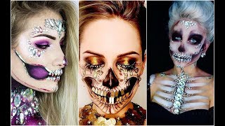 Calavera Sexy | Skull Glam ?TOP INCREÍBLES MAQUILLAJES ?? Best Halloween Makeup #4