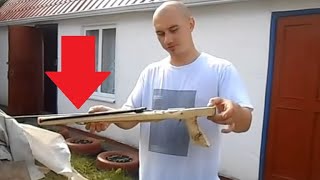 КАК САМОМУ СДЕЛАТЬ РУЖЬЕ  ДЛЯ ПОДВОДНОЙ ОХОТЫ 100% ЛАЙВХАК