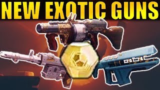 Destiny 2: NEW EXOTIC WEAPONS LEAKED!