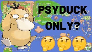 Can You Beat Pokemon Emerald With Only A Psyduck?