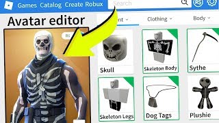 ROBLOX MAKING FORTNITE SKULL TROOPER AN ACCOUNT!