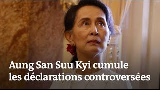 Aung San Suu Kyi cumule les déclarations controversées