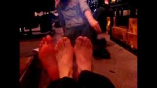 Comparing Feet - Girl Size 12, Guy size 11
