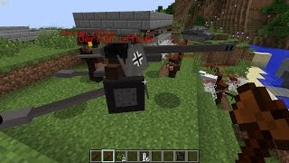 Minecraft Allied Landing(Custom NPCs mod +Flans mod)