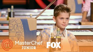 The Kids Receive Their Blue Apron Boxes | Season 6 Ep. 9 | MASTERCHEF JUNIOR