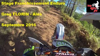 Stage franchissement enduro - Greg FLORIN - Alès - Sept 2016