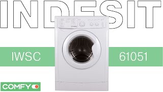 Indesit IWSC 61051 - стиральная машина с 16 программами стирки -Видеодемонстрация от Comfy