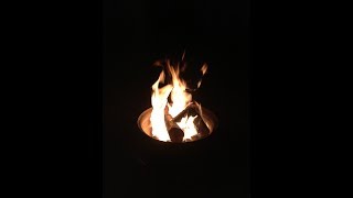 Hole station (almost wild) camping - motovlog
