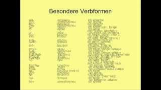 Sprachen: (Alt-)Griechisch - Besondere Verbformen